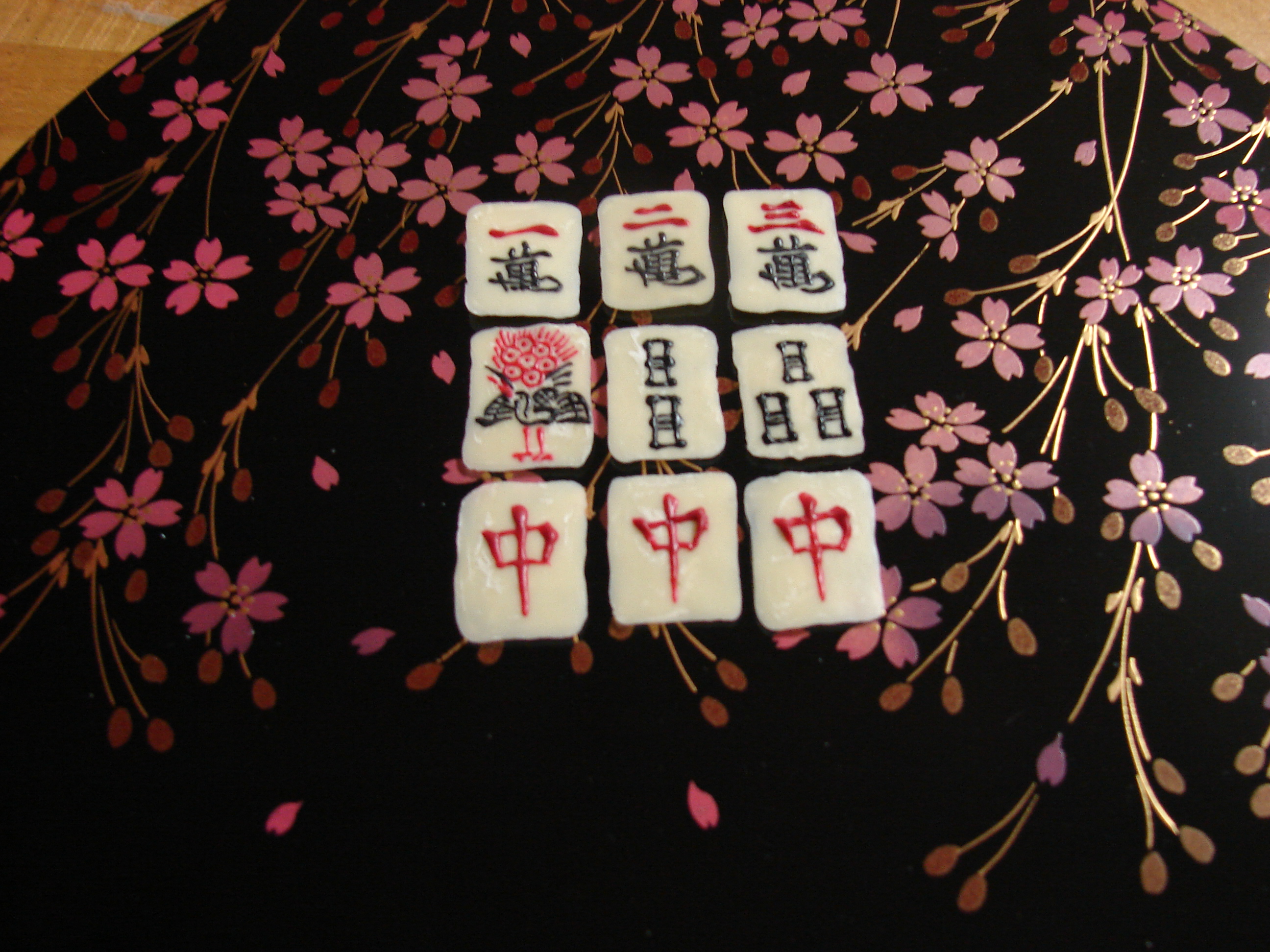 チョコレートで麻雀牌 お家イベントブログ